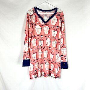 Munki Munki Bamboo Palace Chinese Food Night Shirt XL